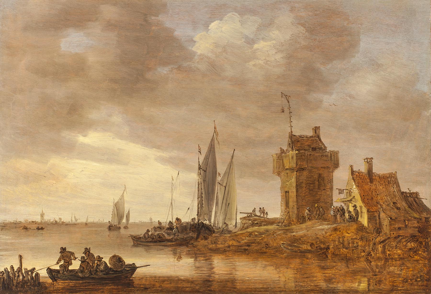 Jan Josefsz van Goyen, An Estuary Landscape on the Rhine - Rafael Valls
