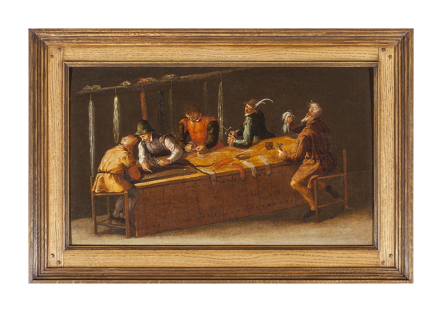 Flemish School 16th Century, A Belt Maker's Workshop - Rafael Valls