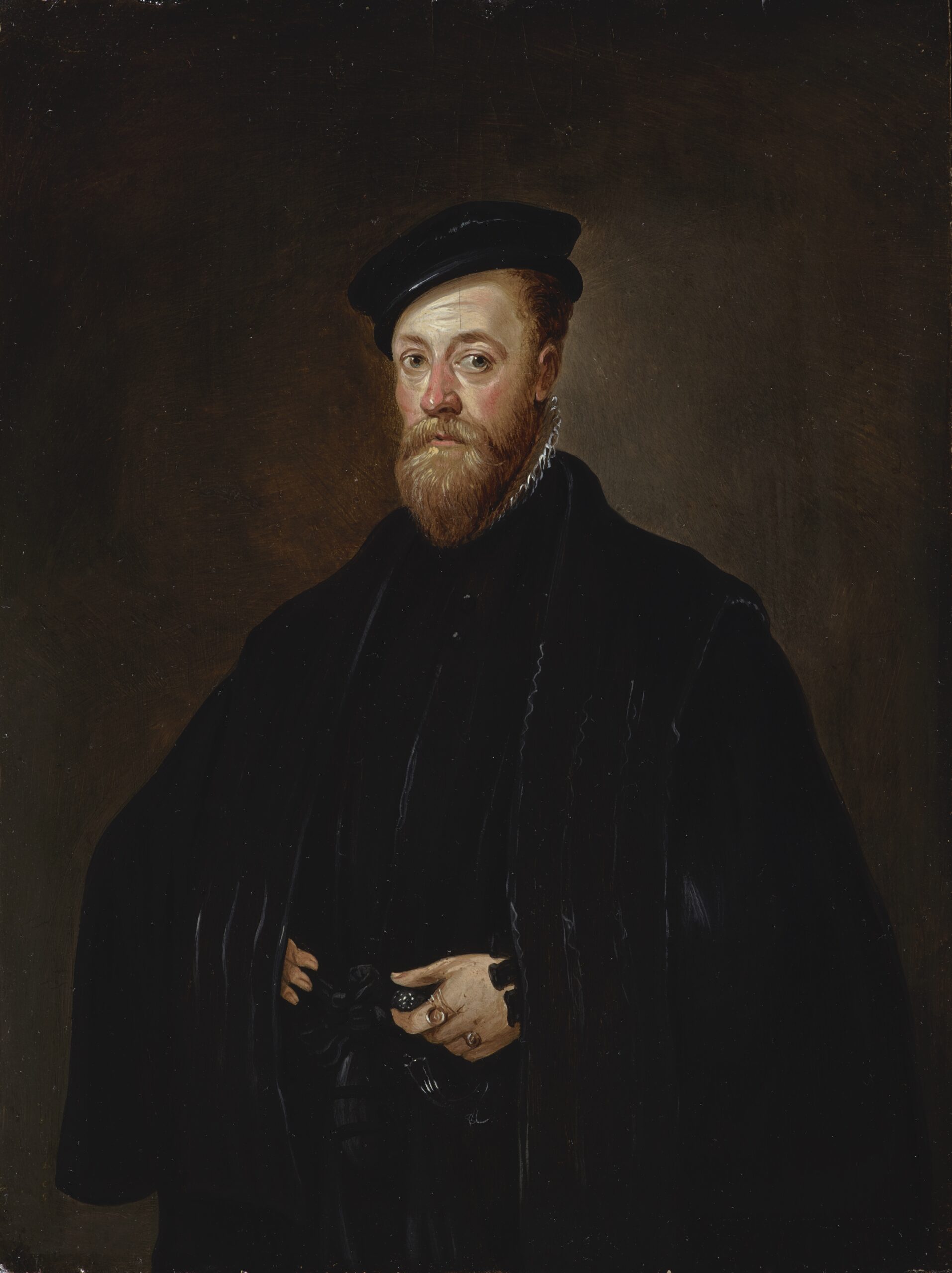 David Teniers The Younger, A Portrait of a Nobleman after Lambert Sustris - Rafael Valls