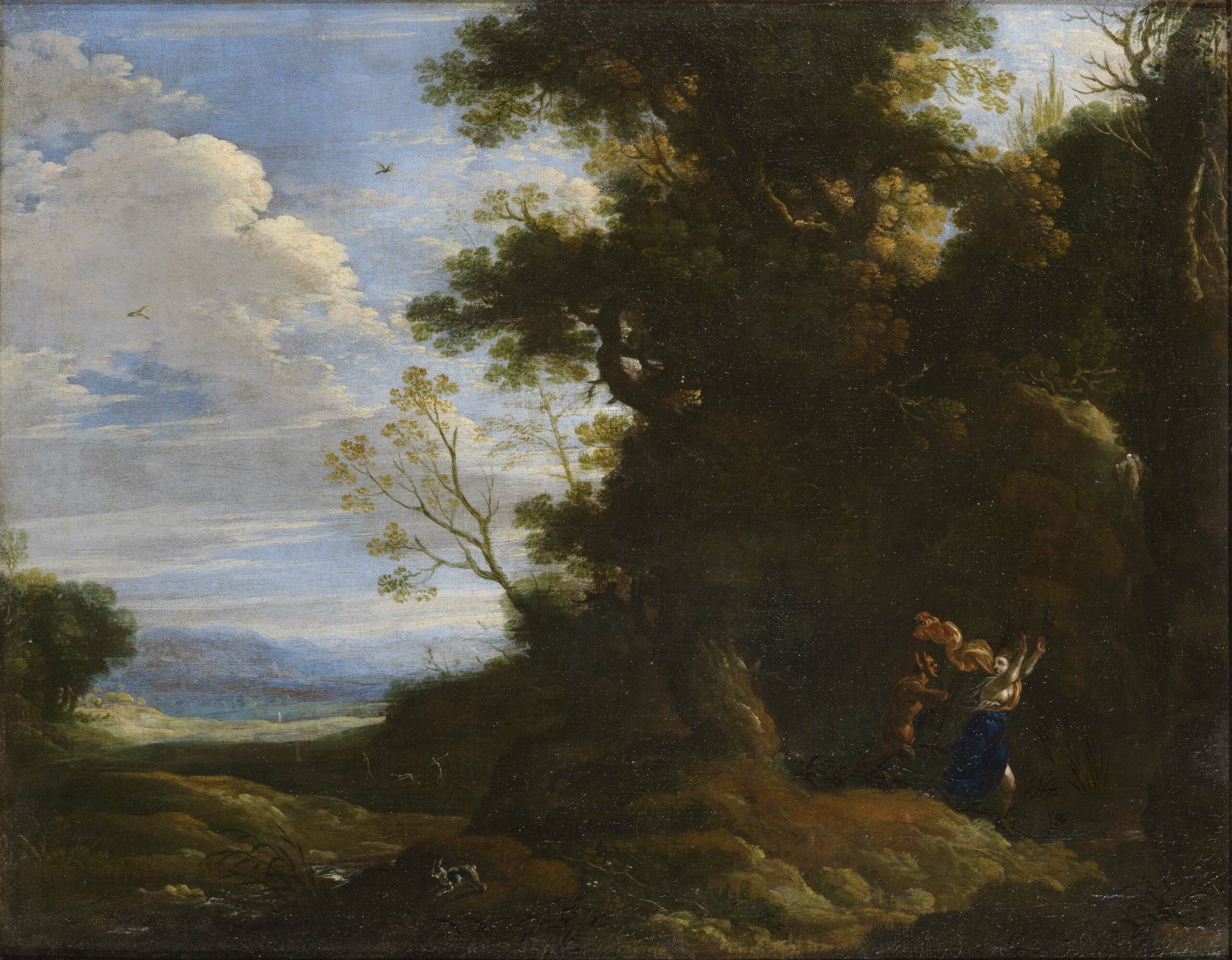 Herman Van Swanevelt, Pan and Syrinx - Rafael Valls