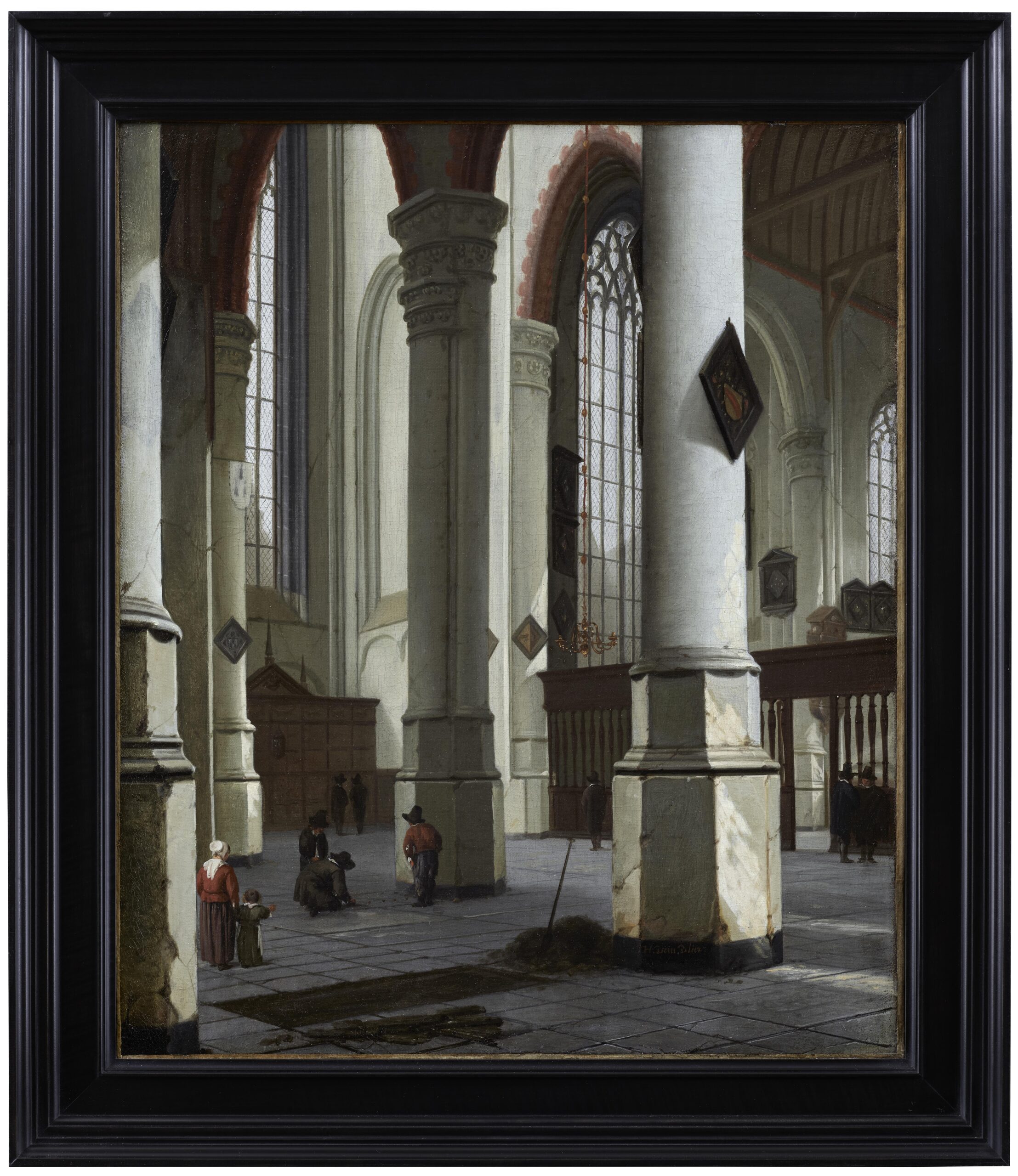 Hendrick Cornelisz van Vliet, A Church Interior, probably the Oude Kerk, Delft - Rafael Valls