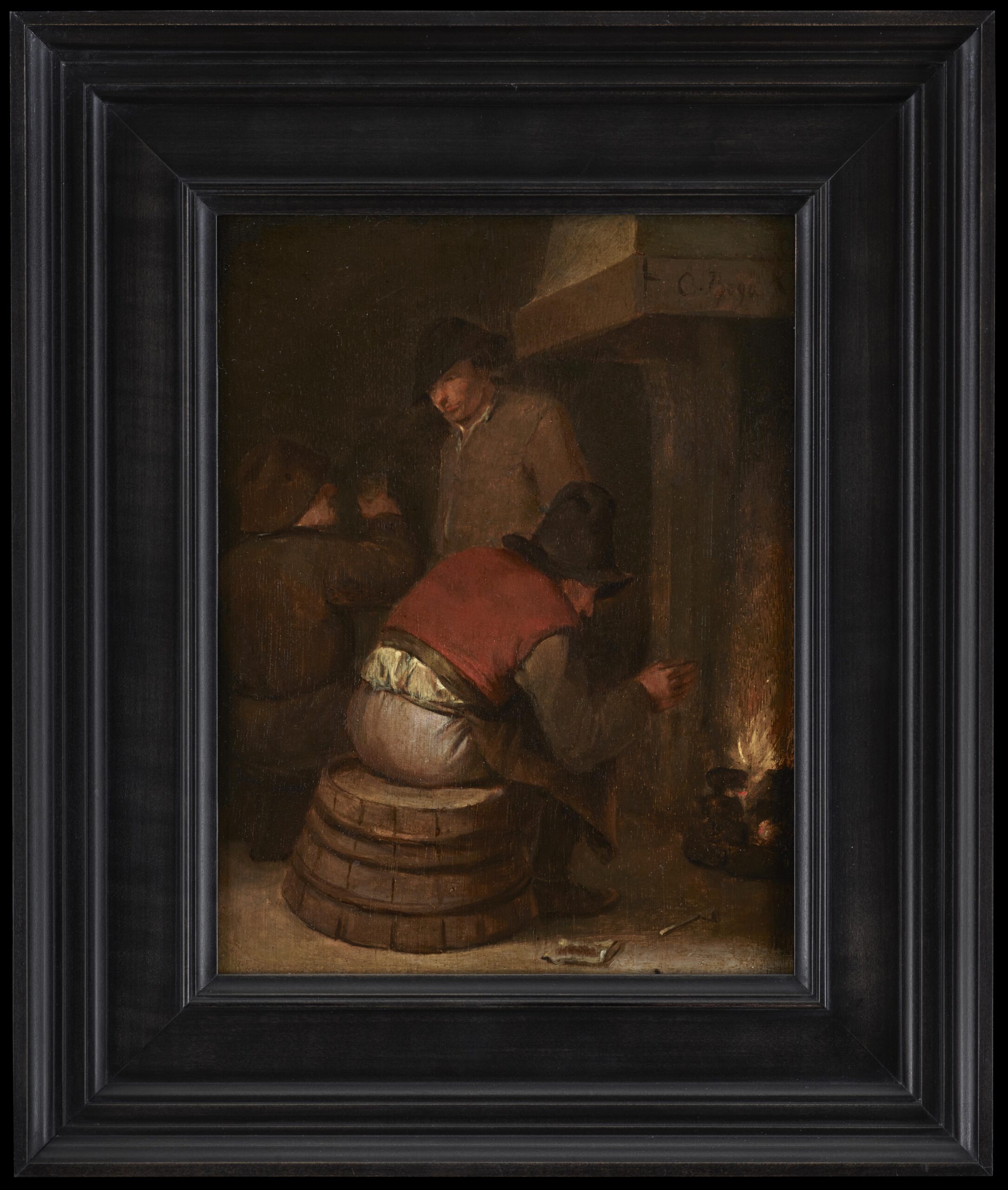 Cornelis Bega, Peasants warming themselves before a Fire - Rafael Valls