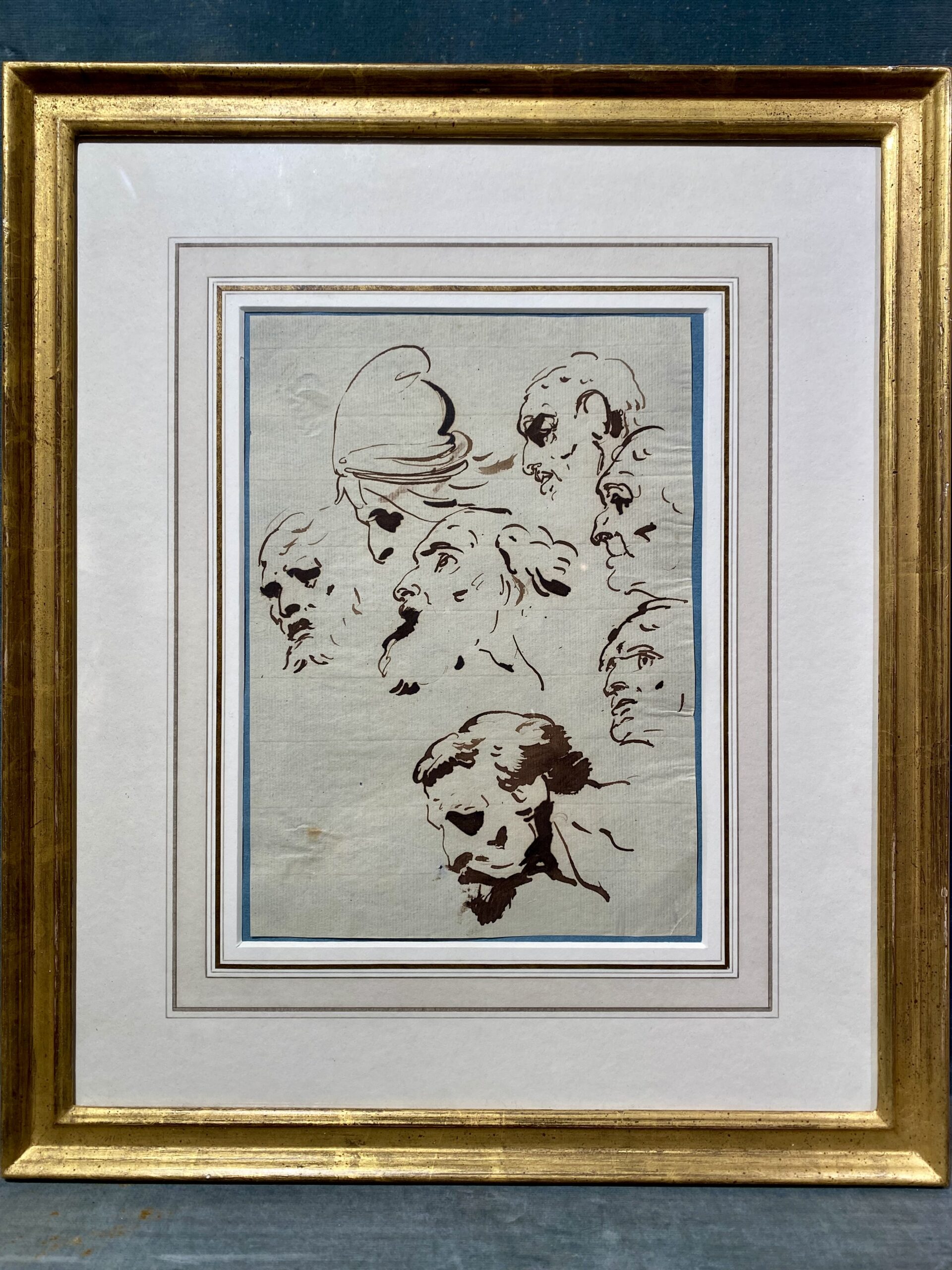 William Lock the Younger, Seven Head Studies - Rafael Valls