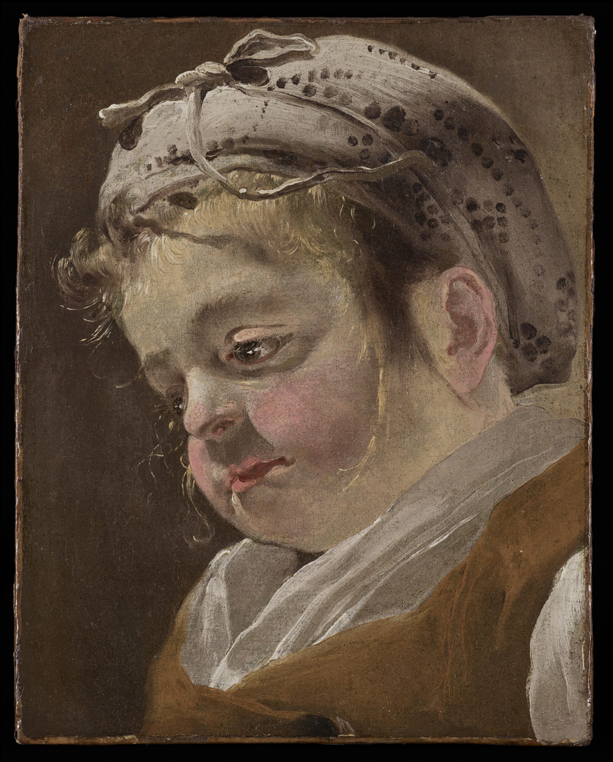 Gaetano Gandolfi, A Head and Shoulders Study of a Young Girl - Rafael Valls