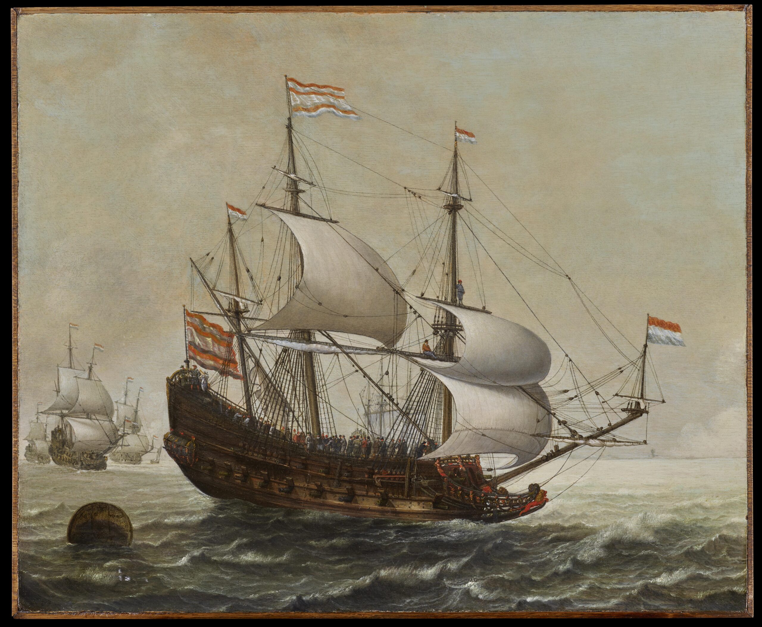Simon de Vlieger, A Dutch Man-o-War under full Sail - Rafael Valls