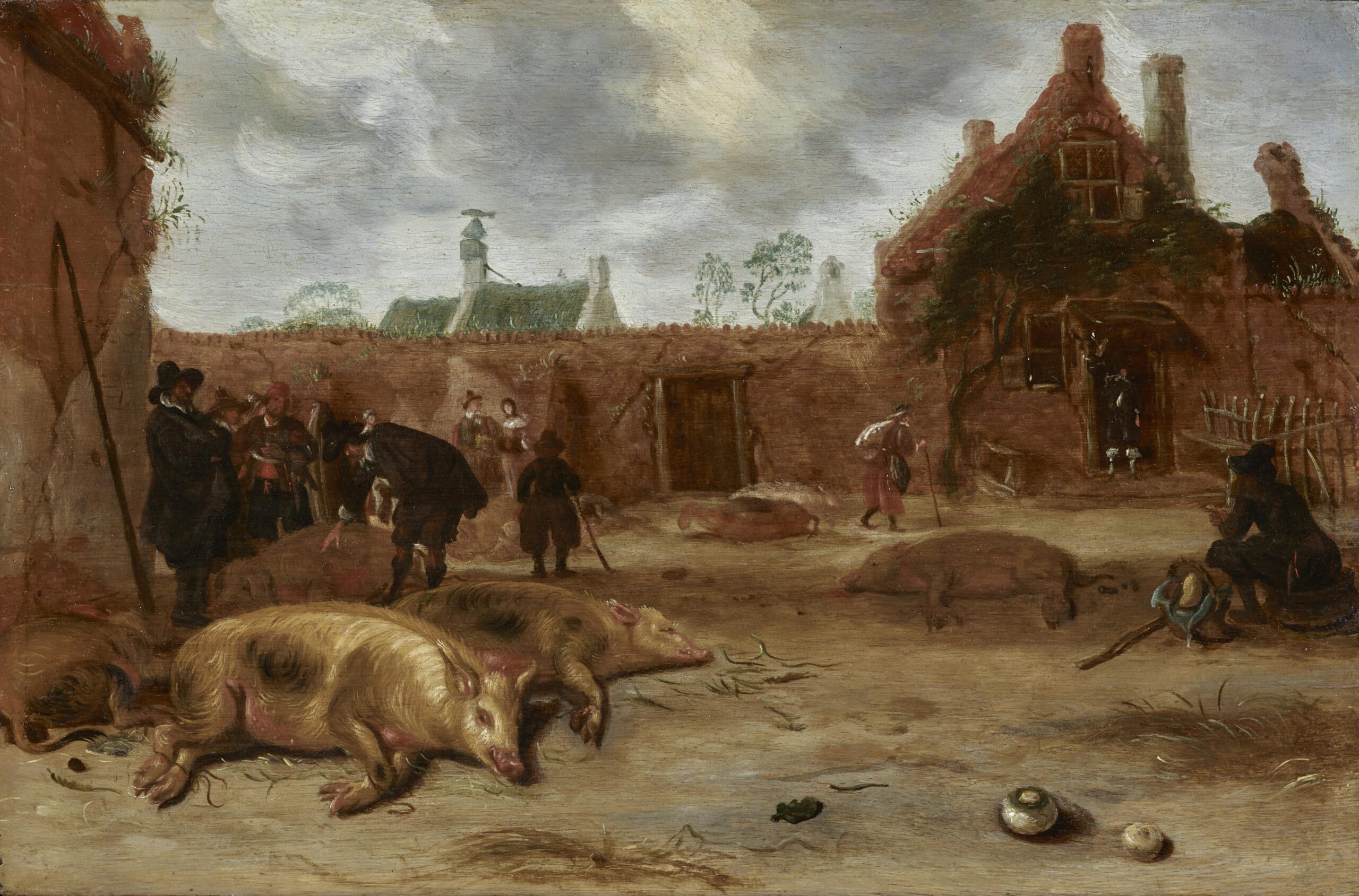 Sybrand van Beest, The Pig Market - Rafael Valls