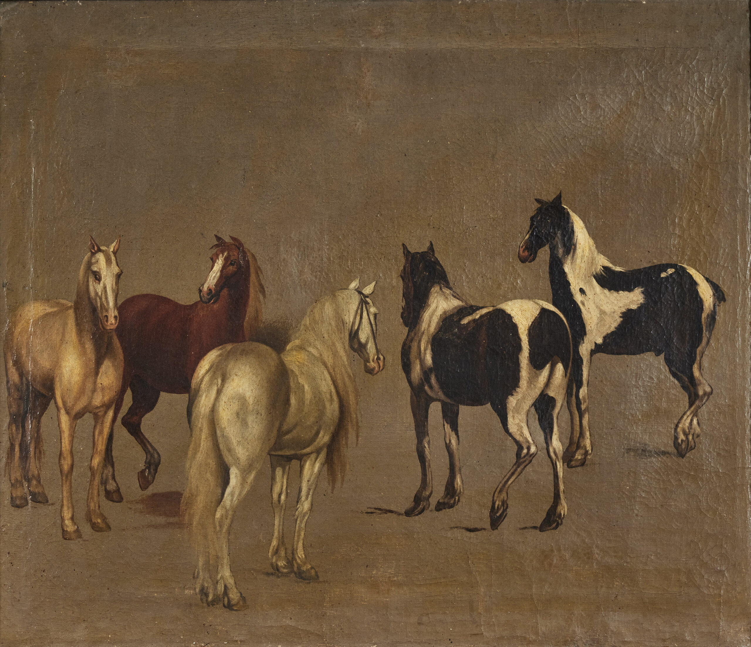 Anna Maria Ehrenstrahl, A Study of Five Horses - Rafael Valls