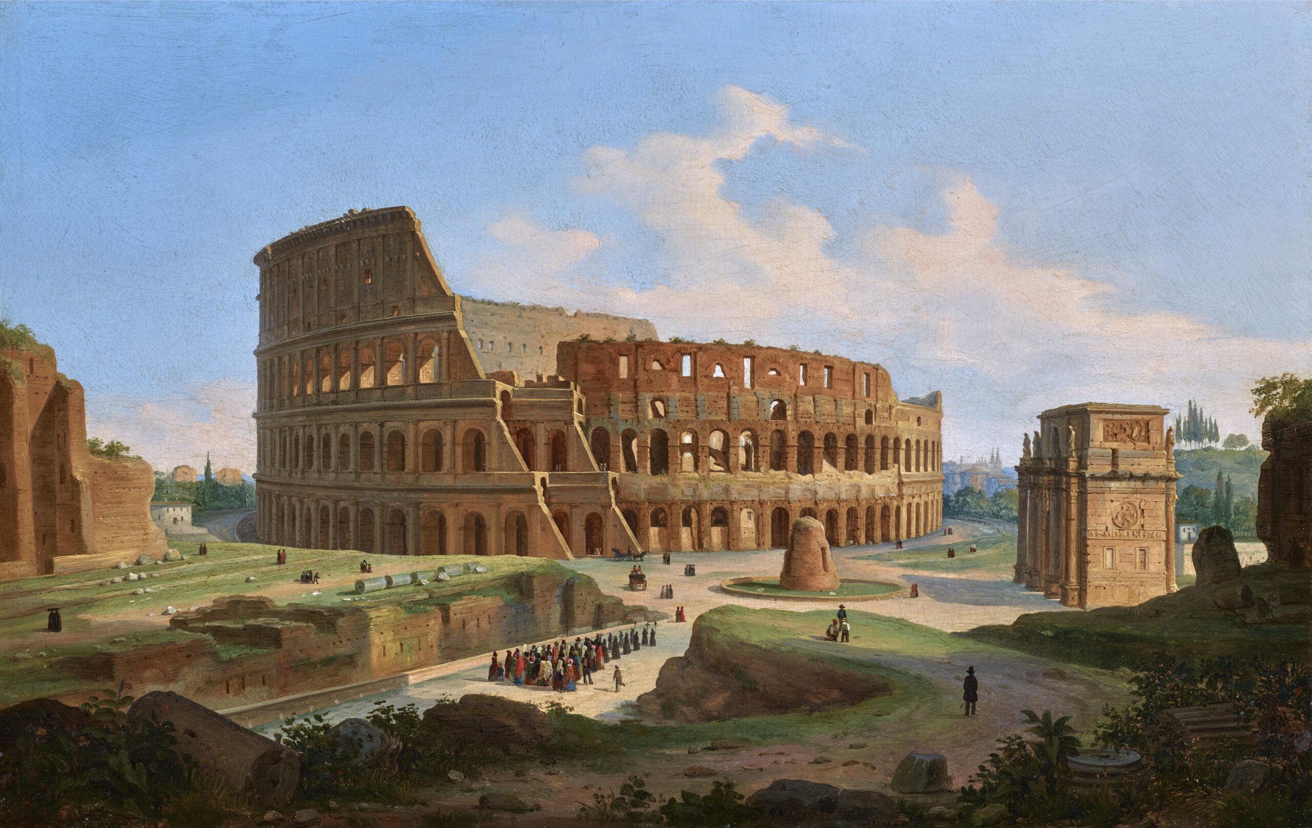 F. Marconi, A View of the Colosseum, Rome - Rafael Valls